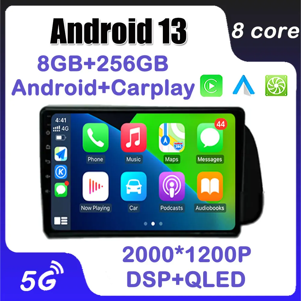 

Android 13 мультимедийный видеоплеер GPS 4G LTE для Nissan Succe 2017 Автомобильный плеер радио DSP + QLED