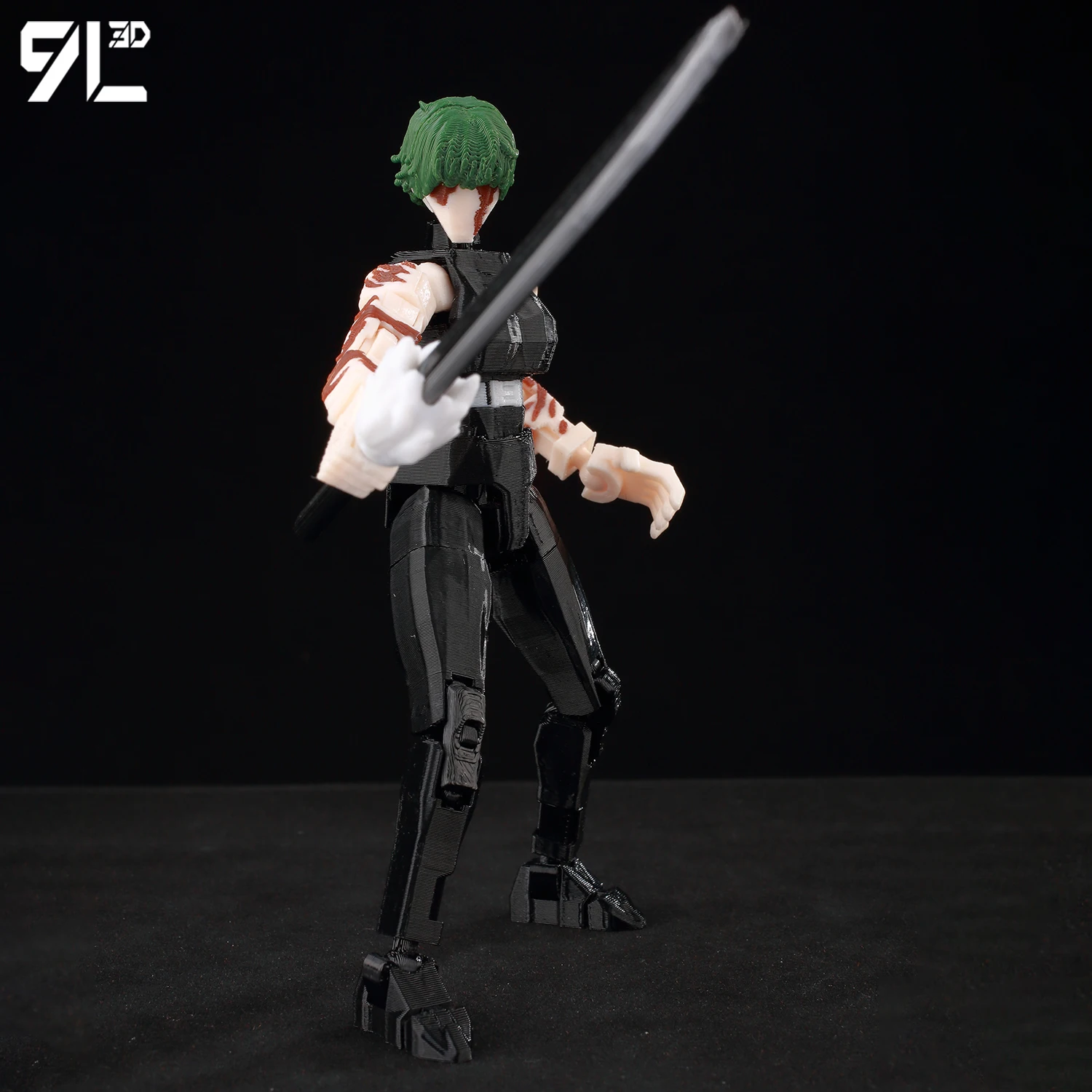 9L3D Multi-Joint Articulated Figure Lucky13 Dummy13 Zen'in Maki