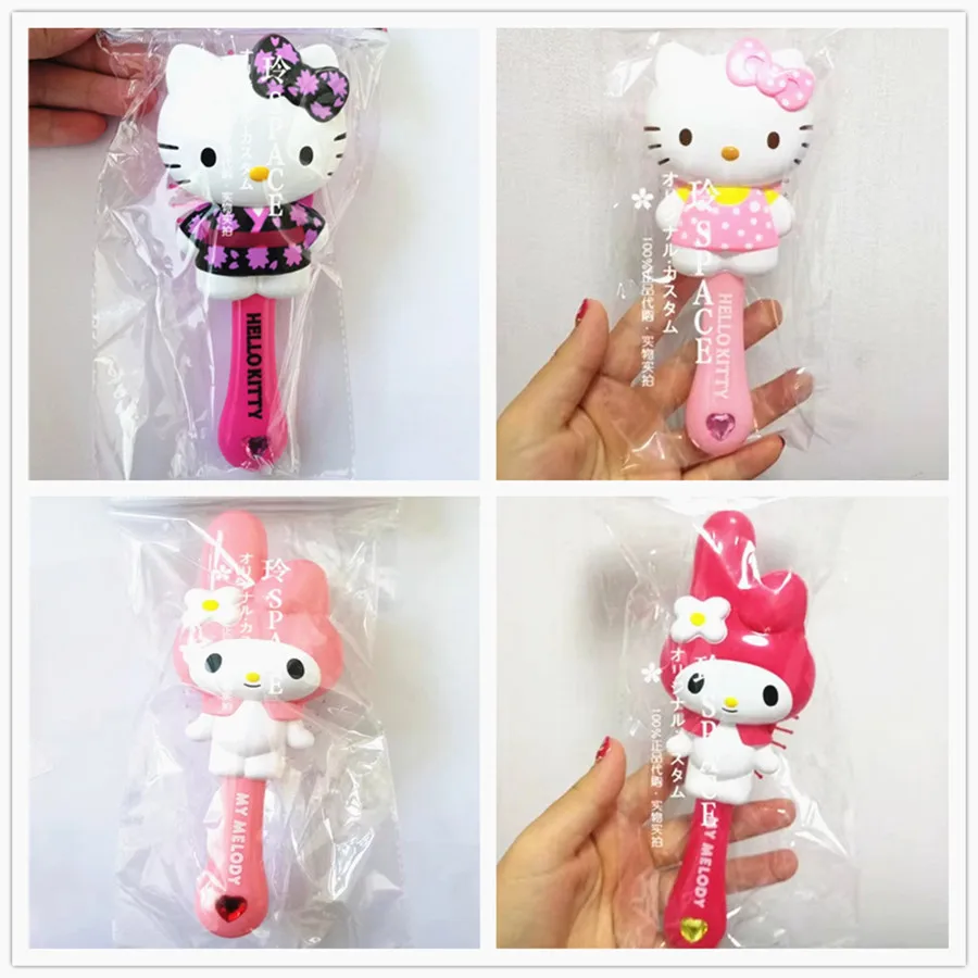 

Sanrio Hello Kitty Japanese Genuine Cute My Melody Kids' Comb Princess Portable Makeup Birthday Gift for Girls Women Student