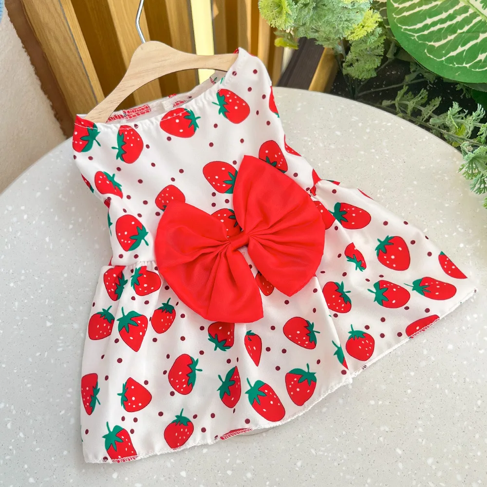 Dog Dress Floral Princess Dress For Spring Summer Puppy