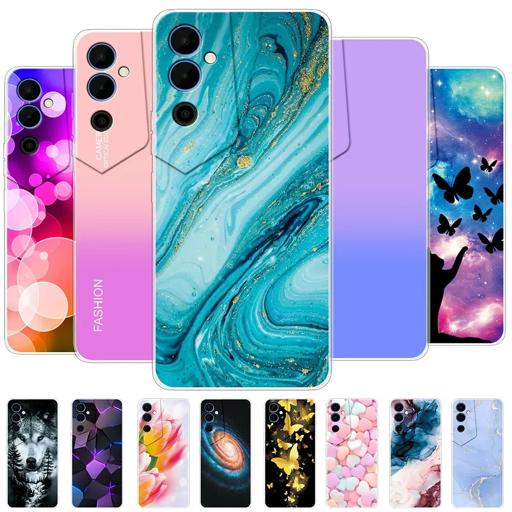 Clear Soft Silicone TPU Phone Case with Bumper Protection for Tecno Pova Neo Series