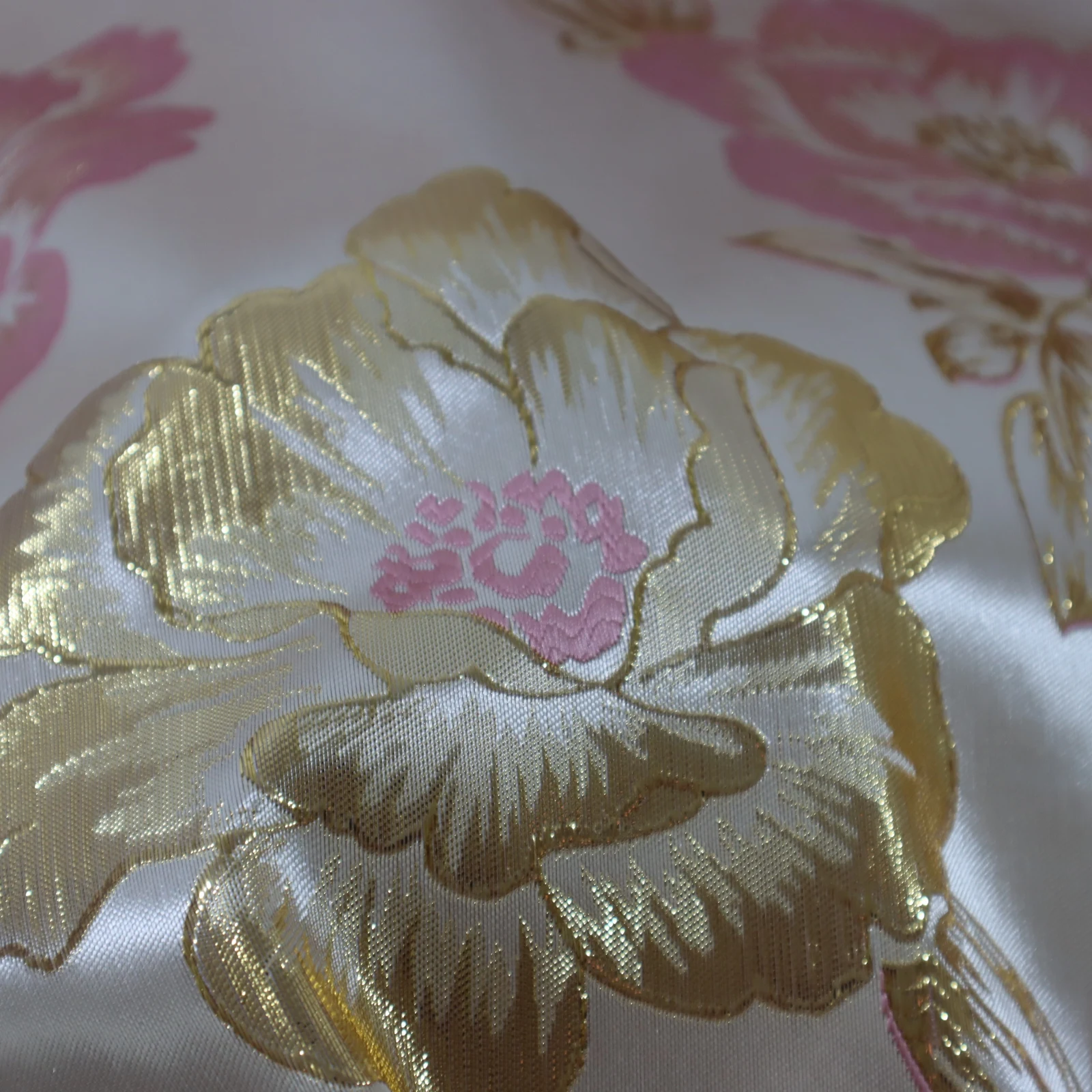 2022 Latest French Brocade Gliding Lace Fabric High Quality African 5 Yards Jacquard Embroidery Lace For Wedding Evening  Dress