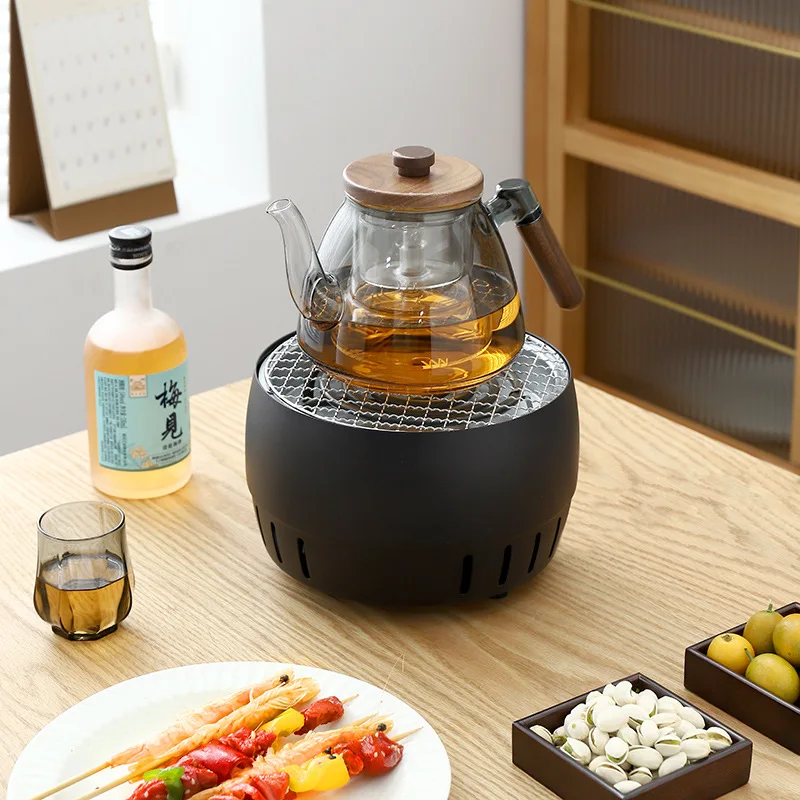 220V Electric Ceramic Stove Outdoor Mini Charcoal Barbecue Electric grill Multifunction Home Tea Brewer Boiling Water Heater