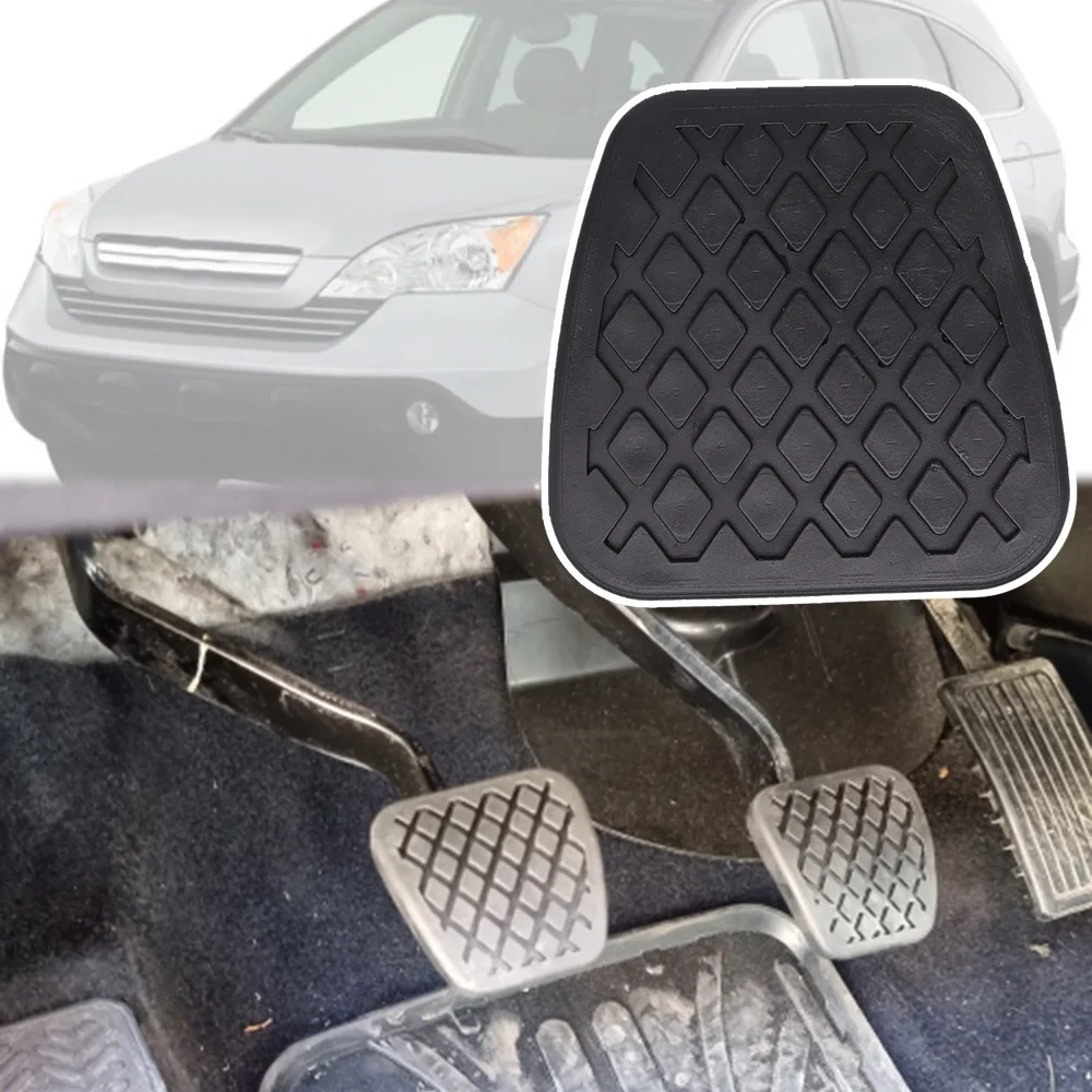 Car Accessories,Car Pedals,Pedal Cover Rubber Brake Clutch Foot Pedal Pad Cover Replacement Parts For Honda CR-V lll CRV 2003-2011