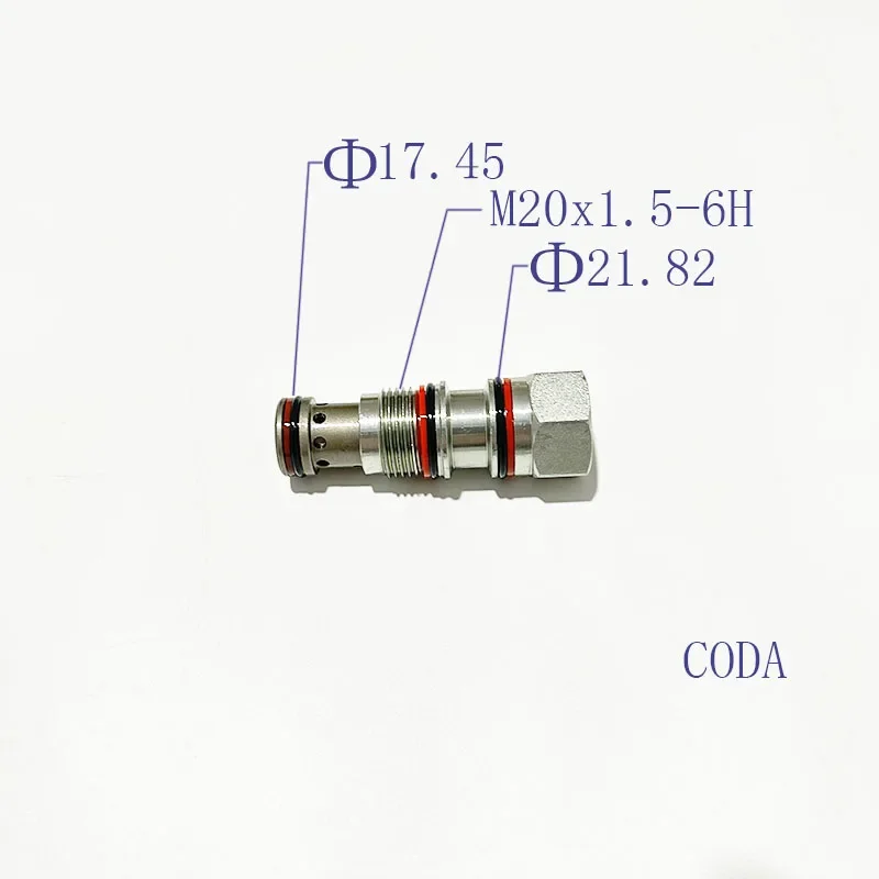 

Встраиваемый односторонний клапан CODA/COFA/COOHA с резьбой типа Солнца, 1,8: 1, закрывающий давление, гидравлический клапан