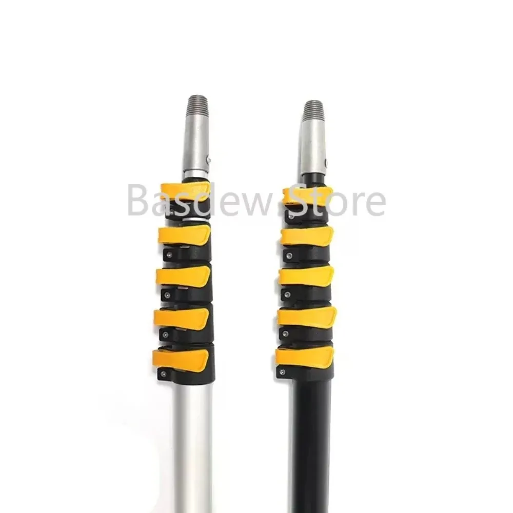 

12~30FT Durable StrongTelescopic Pole Aluminium Square with Spring Button Locking Mechanisms