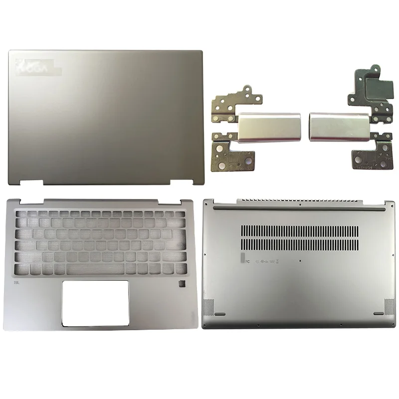 

Чехол для ноутбука Lenovo Yoga 720-15 720-15IKB, серебристый корпус для ноутбука, задняя крышка ЖК-дисплея/петли/Упор для рук/Нижняя крышка