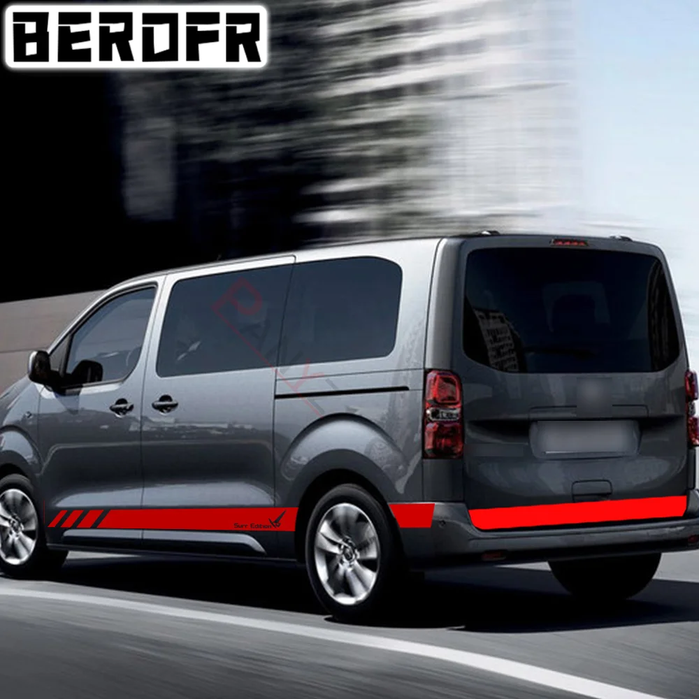 4 Pezzi Adesivi Per Carrozzeria Per Peugeot Traveller Opel Zafira Life Camper Van Graphics Decalcomanie In Vinile Accessori Per La Messa A Punto