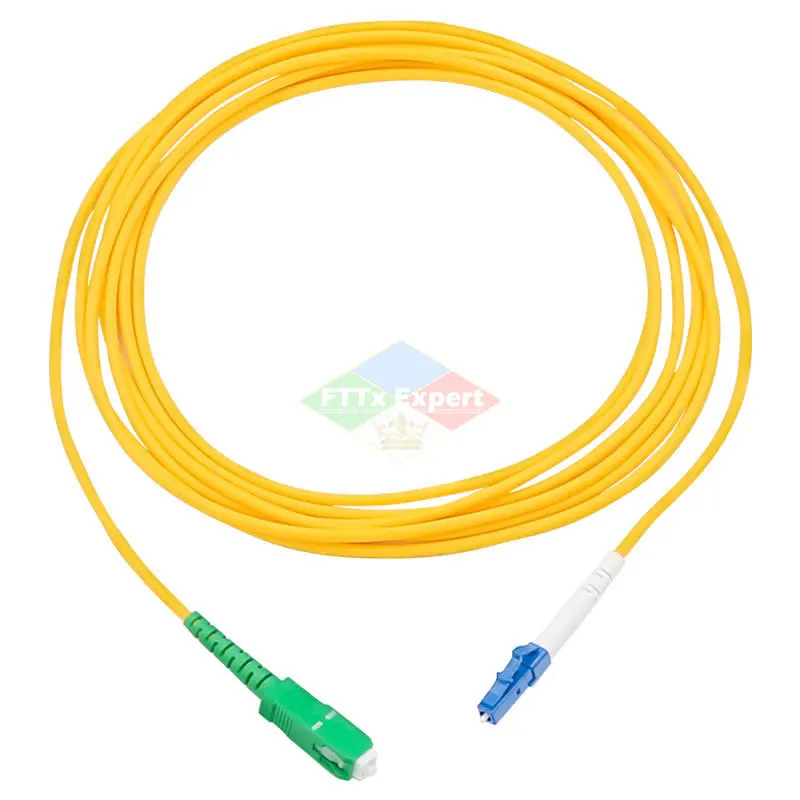 Free Shipping 10PCS Simplex SC/APC-LC/UPC fiber optic patch cord Cable 1m/2m/3m/5m/10m fiber optic jumper cable 3.0mm