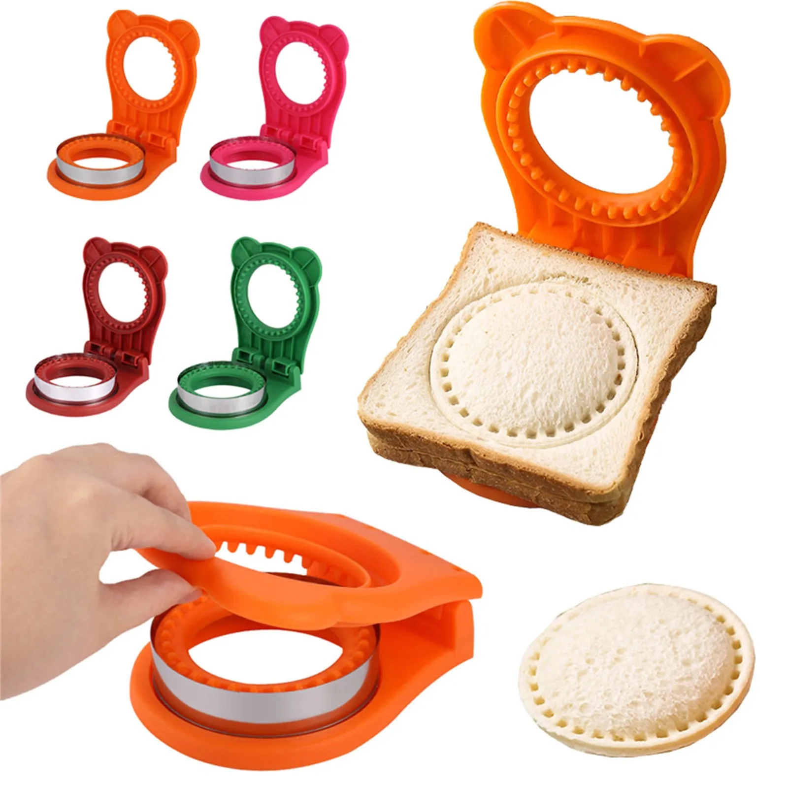 Sandwich Cutter and Sealer for Kids Uncrustable Sandwich Cutter Decruster  Bread Cookie Cutters for Boys Girls Lunch & Bento Box - AliExpress