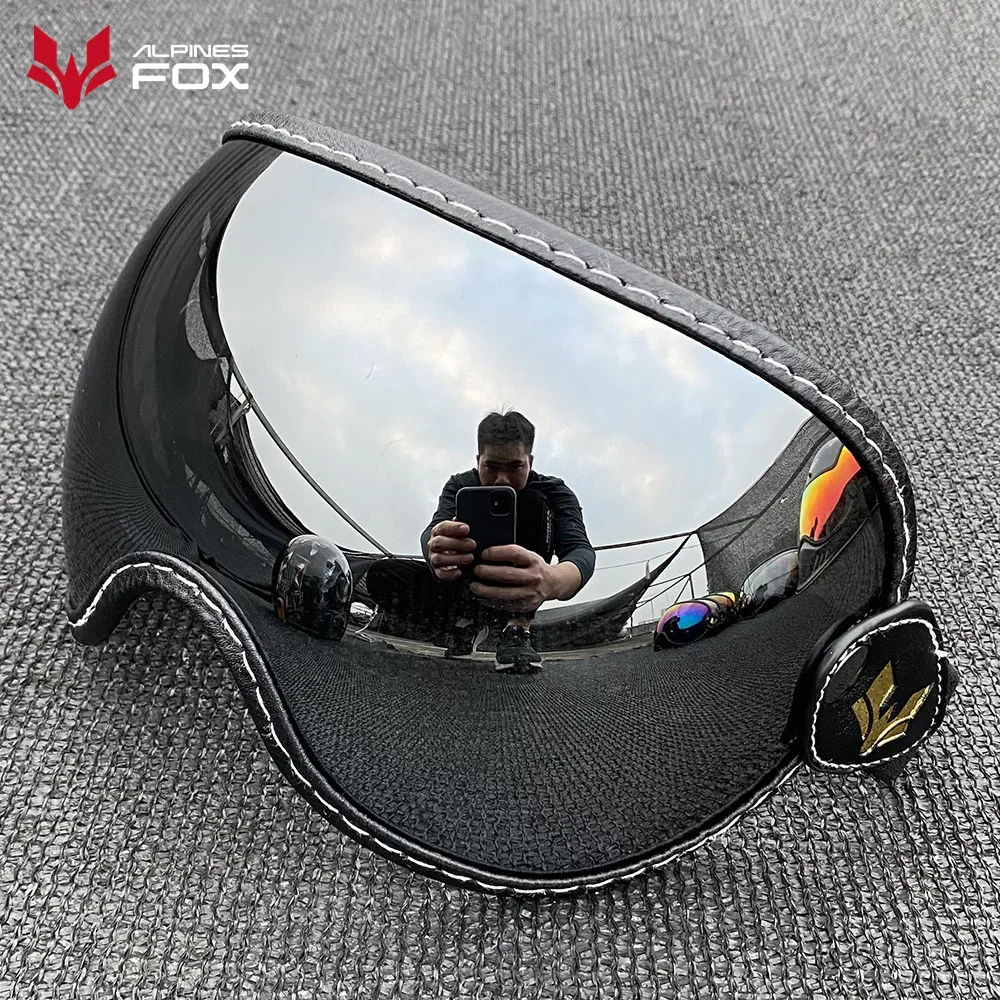 Colorful Retro Motorcycle Goggles with UV Protection and Windshield for Vintage Half Face Helmets