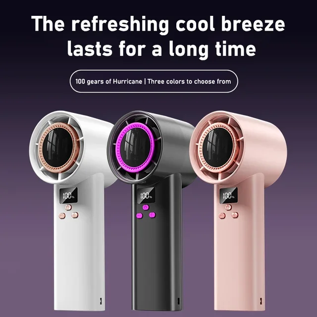 Портативний ручний вентилятор Xiaomi Turbo Fan - Image 3
