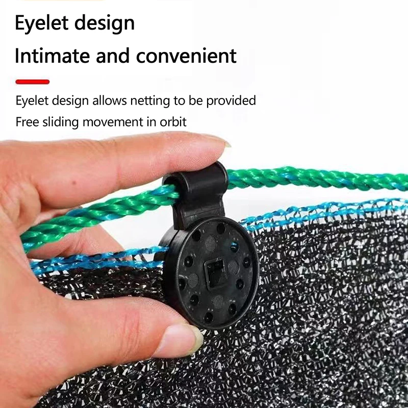 100Pcs Shade Cloth Plastic Clips Sun Shade Net Clips Greenhouse Fabric Fixing Clamps Grommet Fence Netting Hook plant clips