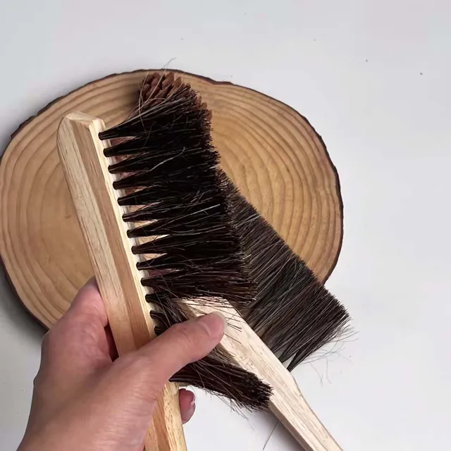 Új Méhészeti Berendezés Wasp Méhseprő Ló Farok Kefe Fa Kiváló Minőségű Mézes Söpörés Méhész Eszközök - Image 6