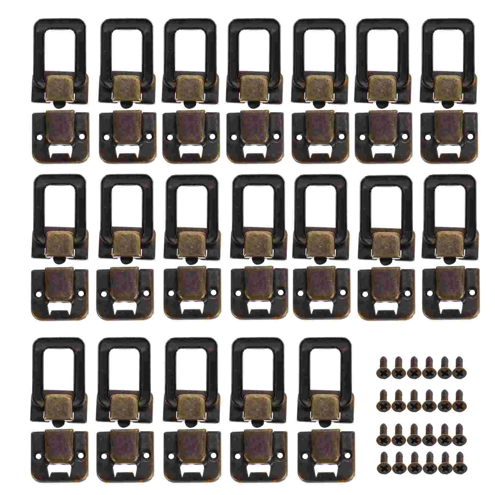 

30 Pcs Wooden Box Hasp Lock Antique Case Latch Hardware Wallets Buckle Iron Padlock