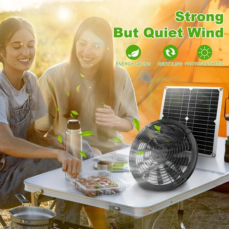 IP65 Waterproof 12V Solar Powered Fan Kit View