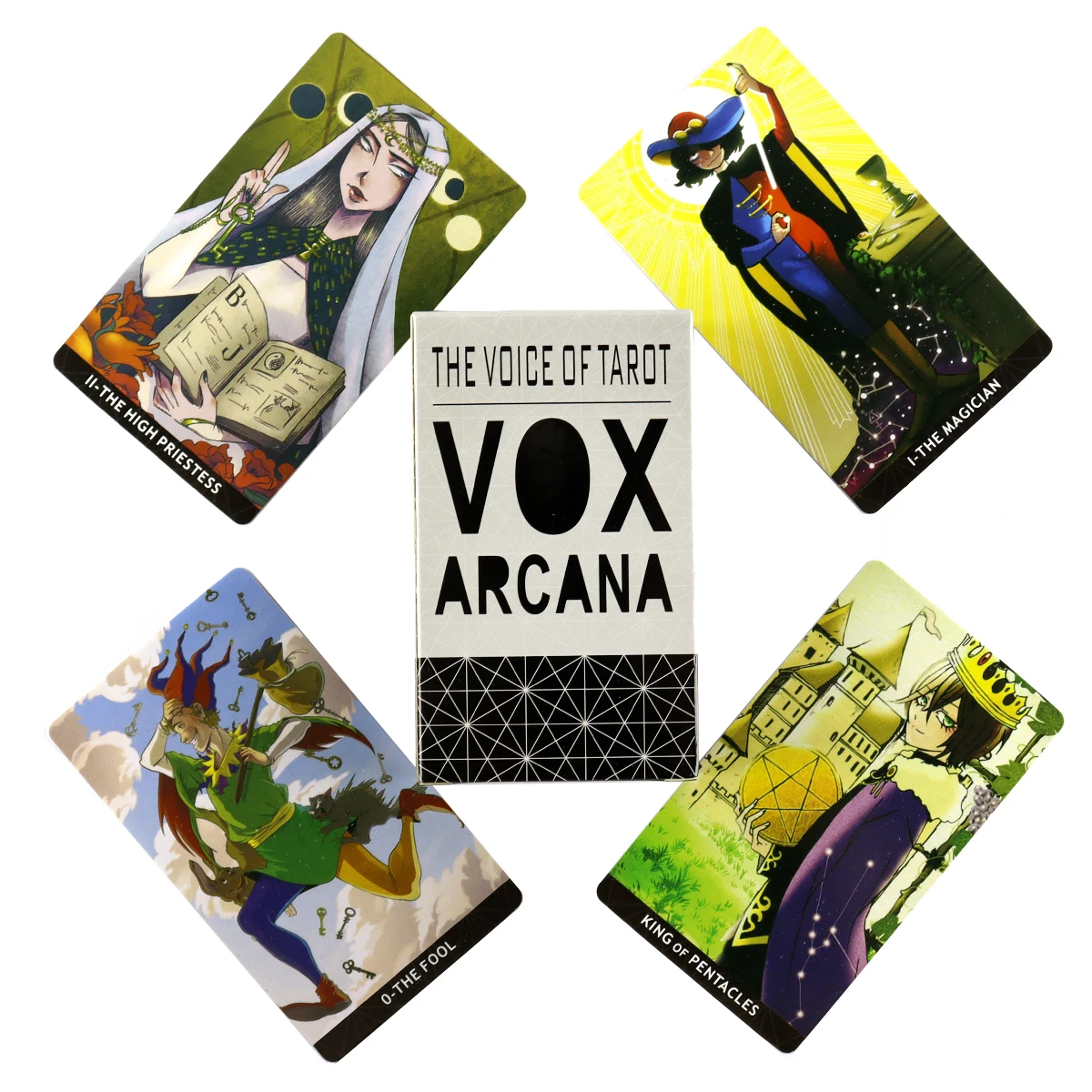 

The Voice of Tarot Vox Arcana Tarot Cards High Quality Fortune Telling 78 Cards Travel Cersion Reversed Chakra Planet