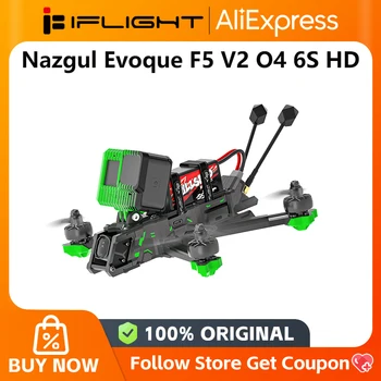 IFLIGHT Nazgul Evoque F5 V2 O4 6S HD per Fullsend 6S 1480mAh Batteria XING2 2207 2-6S FPV Motore BLITZ Mini F7 Stack NUOVO