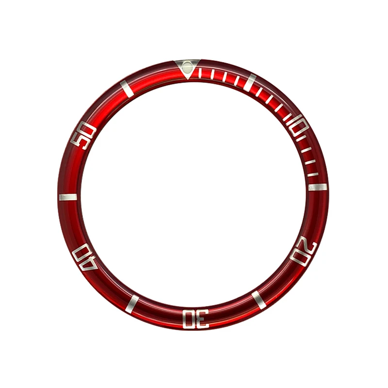 Flat Resin Aluminium Watch Bezel Insert