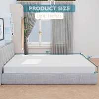 6 Inch Mattress, Gel Memory Foam Full Mattress, Pressure Relieving, Cooling Gel Foam, Mattress in a Box, Certipurr-Us Certified 2