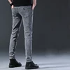 Trendy Men Retro Washed Snowflake Slim Fit Classic Jeans Male Casual Street Skateboarding Denim Pants Stretch Skinny Trousers 4