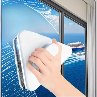 1pc High Rise Building Magnetic Window Cleaner, Single-layer Glass Cleaning Tool, Suitable for 3-10mm Glass Use