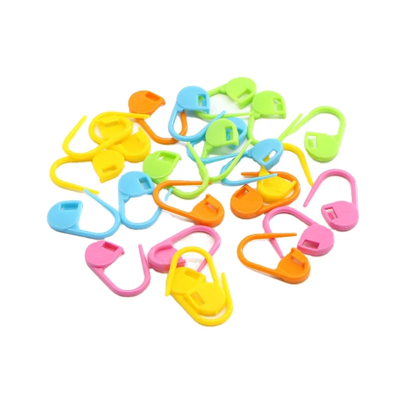 

Color Knitting Crochet Locking Needle Clip Markers Holder Tool and Sewing Needles Hook fixed Sewing Accessory