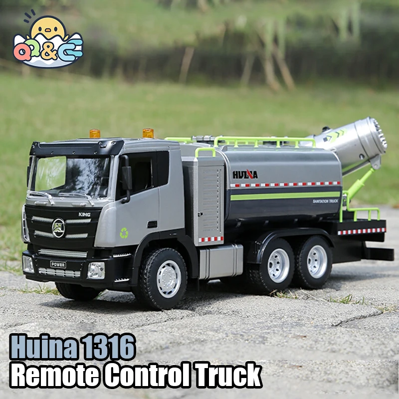 Alloy Remote Control Truck with Spray Gun for Kids