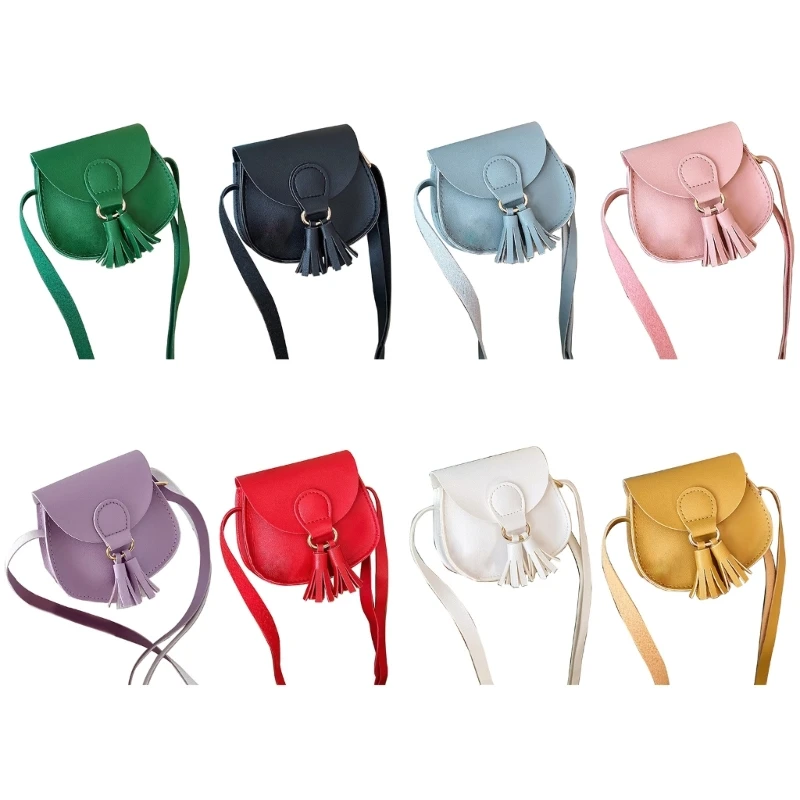 

PU Leather Shoulder Bag Crossbody Bags for Children Girls Casual Bag E74B