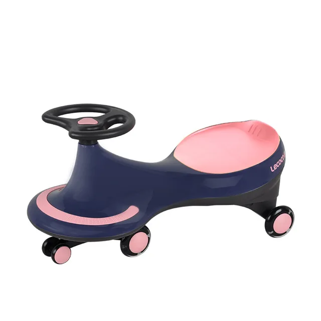 LazyChild Simple And Comfortable Twisting Car Scooter Flash Mute Wheel Children's Early Sensory Training Twisting Car Yo-Yo 5