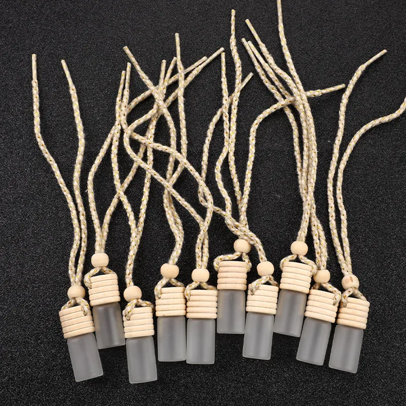 

10 Pcs 5ml Car Perfume Bottle for Essential Oils Air Freshener Auto Ornament Car-styling Perfume Pendant Hot Car Accessories