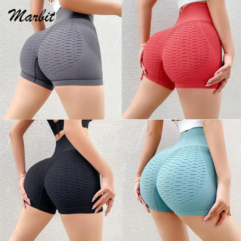 

Seamless Yoga Shorts For Women Push Up Booty Workout Shorts Fitness Sports Short Legging Gym Clothing Yoga Shorts