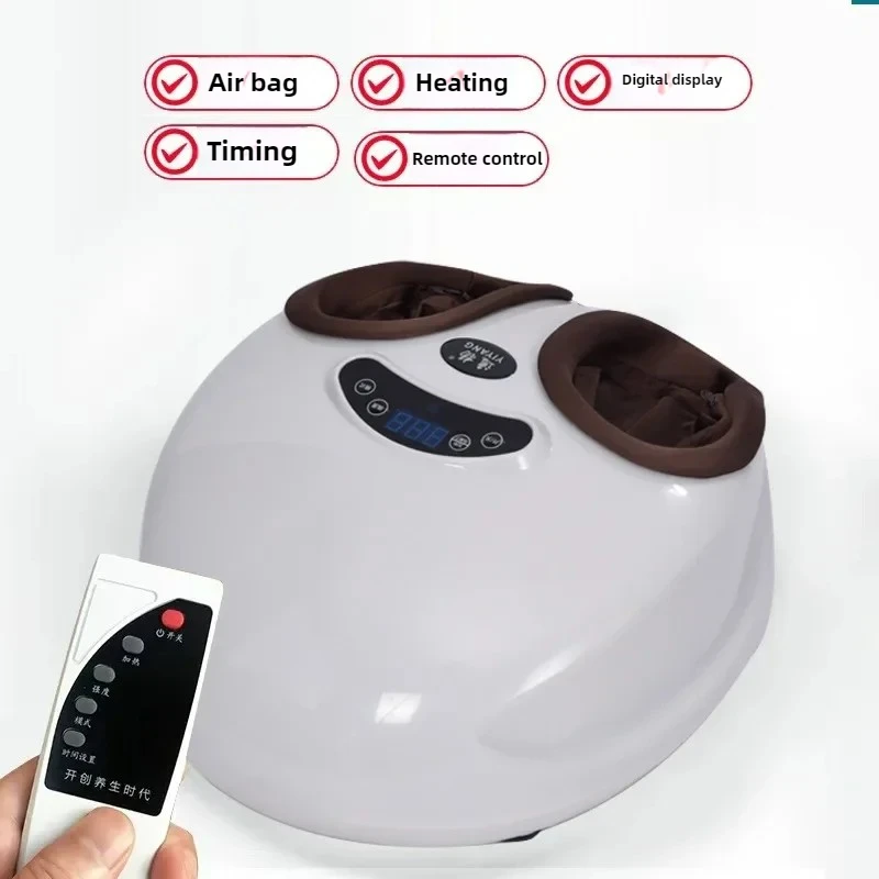 Automatic Foot Massager Machine with Kneading Rolling Timer Digital Display Electric Foot Reflexology Massager Relaxation