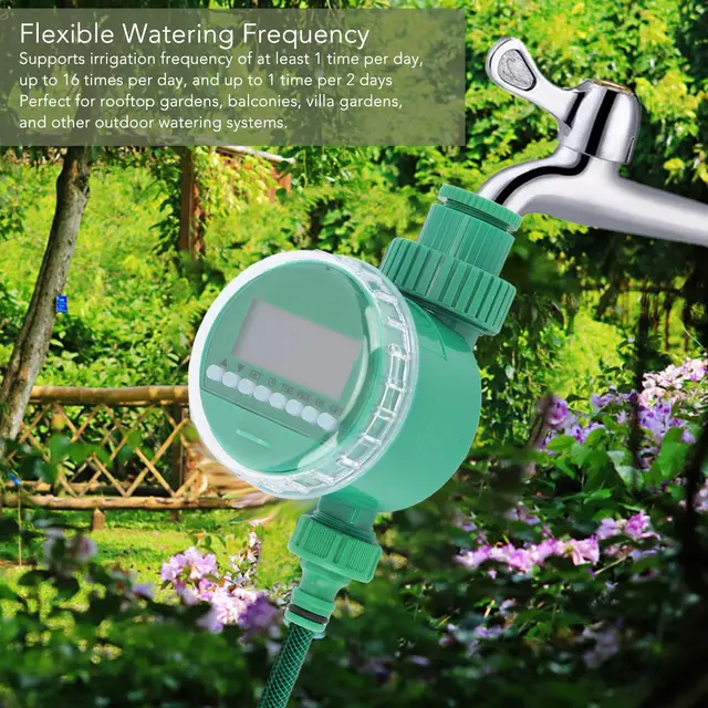 LCD Display Electronic Garden Watering Timer Automatic Irrigation Controller Intelligence Valve Watering Control Device 2