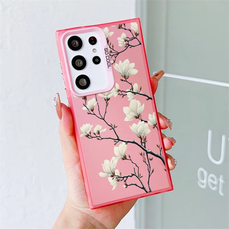 Charming Magnolia Flower Phone Case Cover