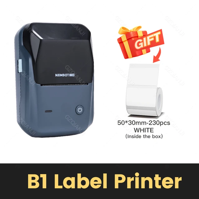 Niimbot B21 B1 Wireless Thermal Label Printer Mini Portable Barcode