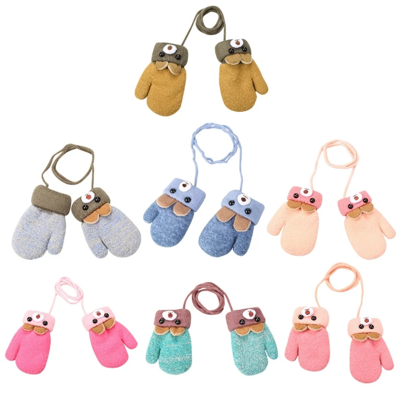 

Ветрозащитные плюшевые перчатки для девочек с аксессуарами в форме животных для холодной погоды