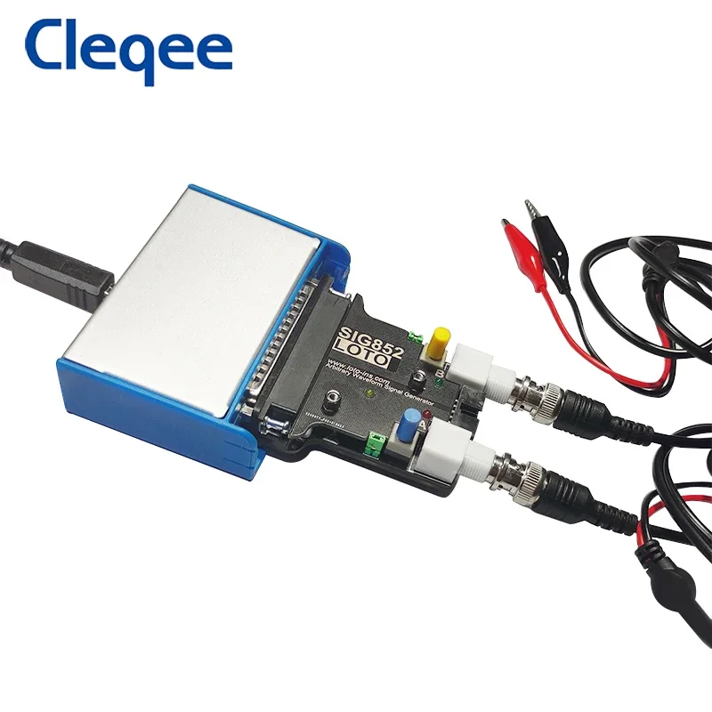 

Cleqee SIG852 Signal Generator 30K Bandwidth USB Arbitrary Waveform Generator/AWG Function Meter 2-Channel 70K Sampling Rate