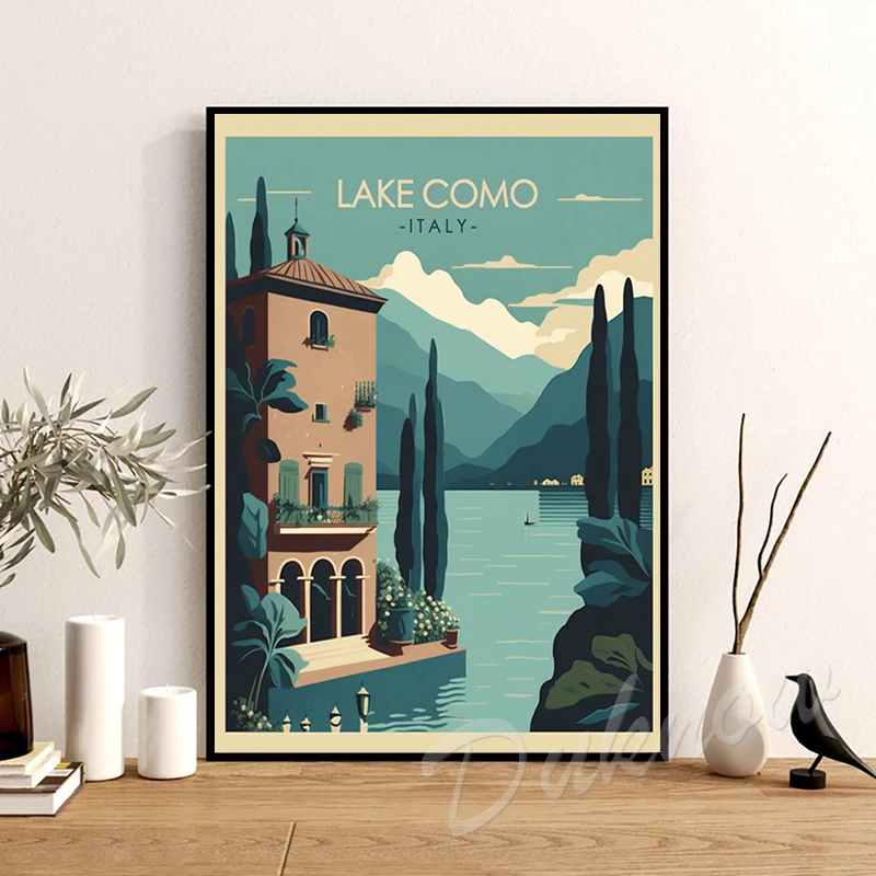 Halverwege de eeuw moderne muur kunst decoratie afdrukbare poster