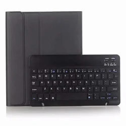 Premium Wireless Bluetooth Keyboard Case with Stand - Hebrew keyboard (Black)
