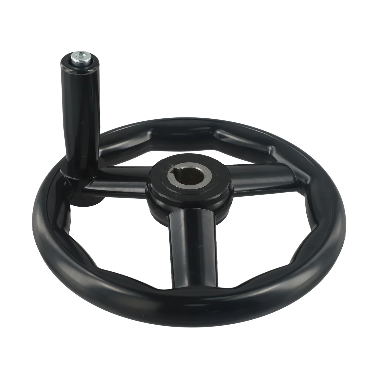 D125/200/100/160mm 3 Spoke Hand Wheel Lathe Milling Handwheel With Revolving Handle Milling Machine Lathes Grinders 1pc