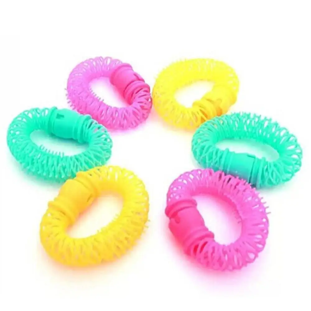 6/8Pcs Hair Magic Bigodino Rollers Spirale Curls Hair Styling Strumenti Fai Da Te Hairdress Magic Bendy Bigodino Spirale Curls Hair Rollers Tool