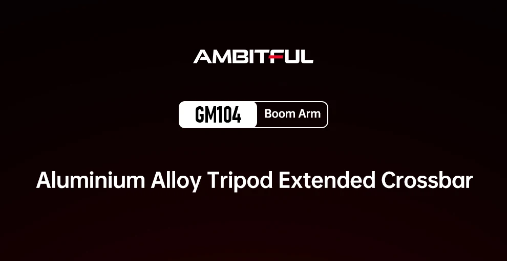 GM104 106cm Aluminium Alloy Tripod Extended Crossbar Adjusted Multi-Angle Shooti
