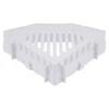 Plastic Triangle Bathroom Shelf Organizer Shampoo Gel Storage Basket Bathroom Corner Shower Rack Holder White Gray Pink 4