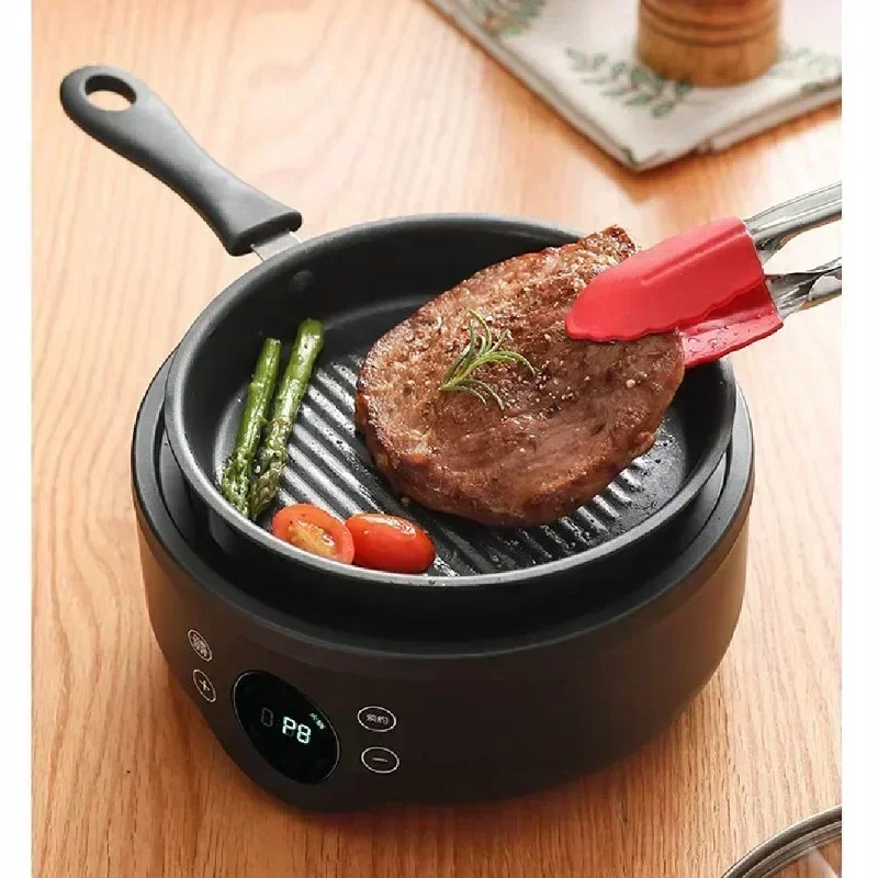 New split student multifunctional small non-stick electric noodle cooker for cooking porridge and noodles 3