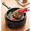 New split student multifunctional small non-stick electric noodle cooker for cooking porridge and noodles 3
