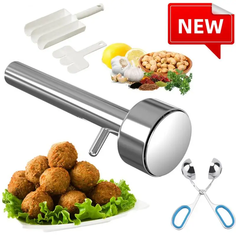 Creatore Di Polpette In Acciaio Inossidabile Creatore Di Falafel Antiaderente Falafel Ball Making Scoop Mold Kitchen Bar Tool Mini Strumento Per La Pr