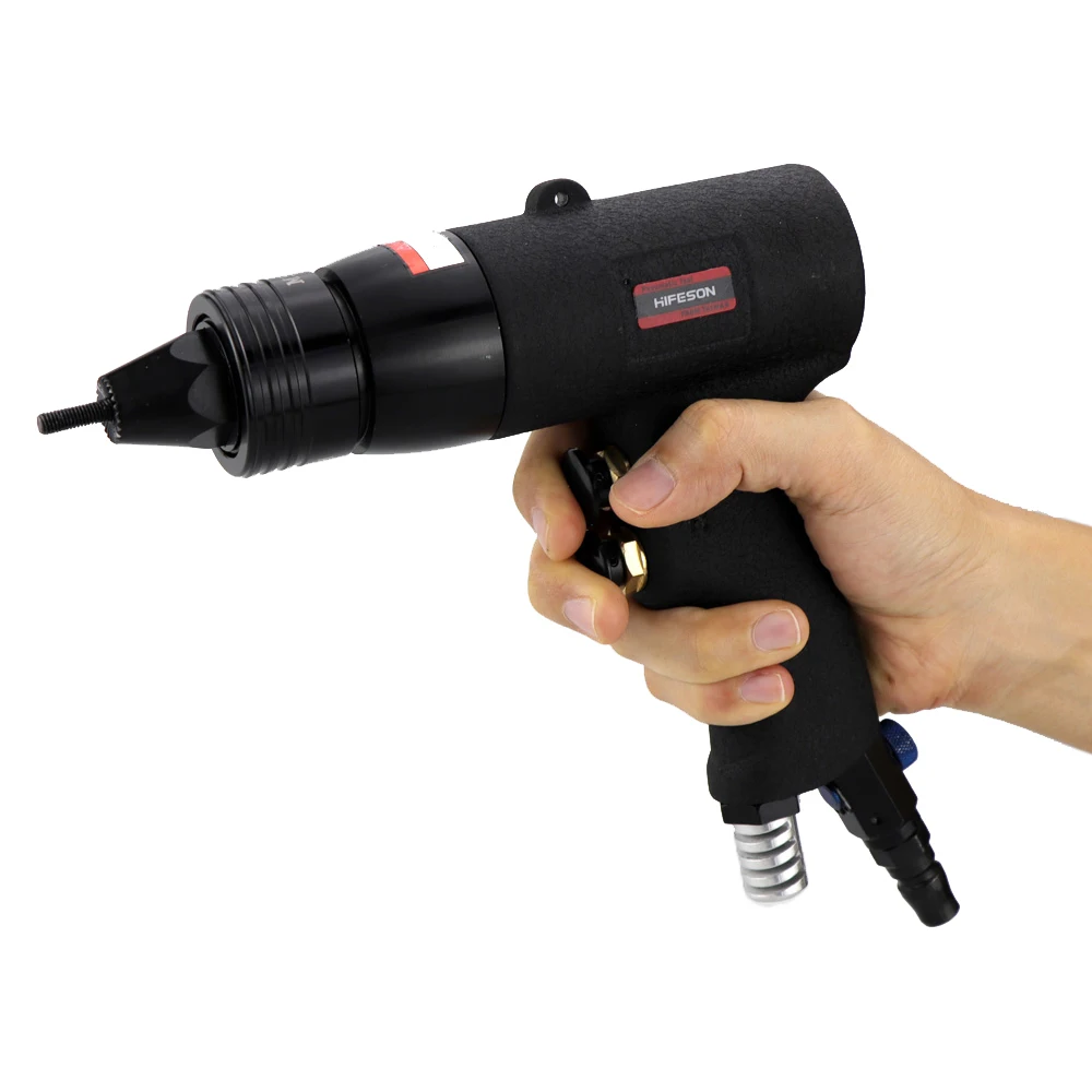 M3 M4 M5 M6 M8 M10 M12 Pneumatic Rivet Gun Kit Blind Automatic Riveting Nut Tool Air Tools Rivnut Pneumatic Rivet Machine