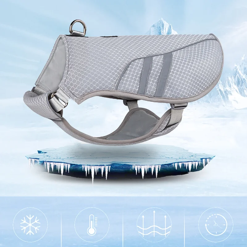 DogCoolingHarnessClothesSummerOutdoorsBreathablePetVest