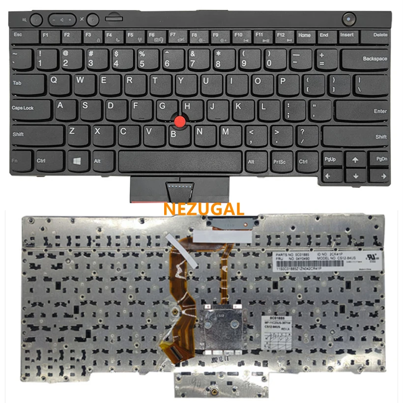 

Клавиатура для ноутбука Lenovo ThinkPad T430 T430I T430S X230 X230T T530 W530 L430 L530 с американской раскладкой